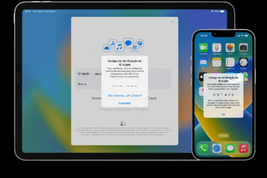 Como configurar autenticação de dois fatores no Apple ID e iCloud?
